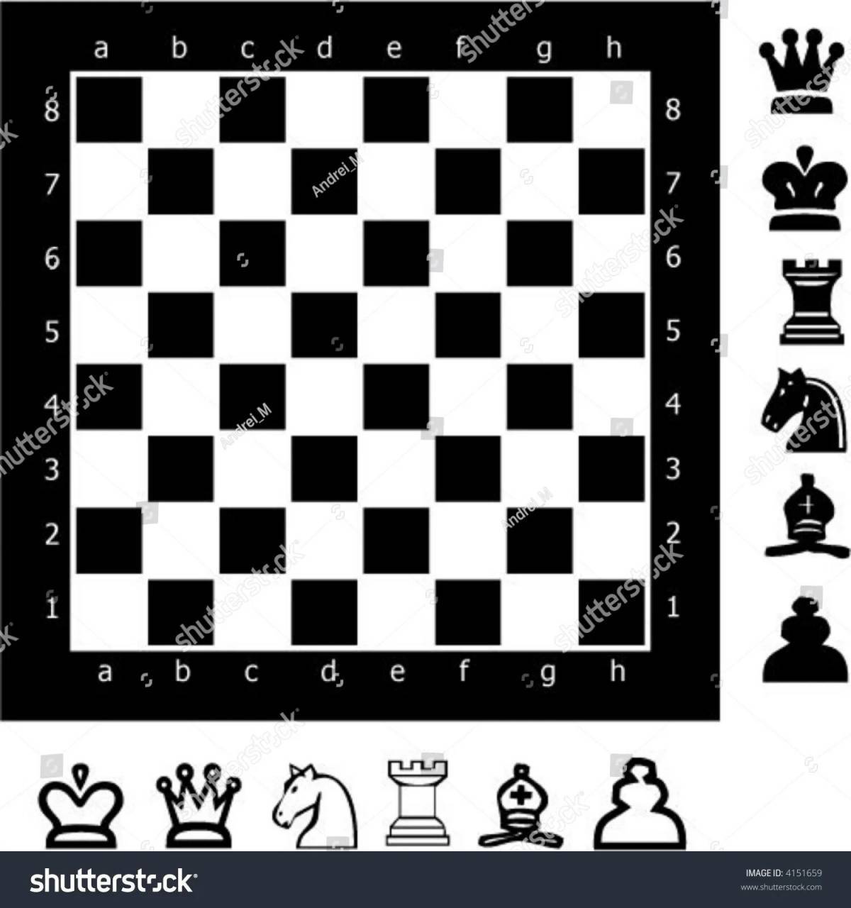 Шахматная доска для детей #7
