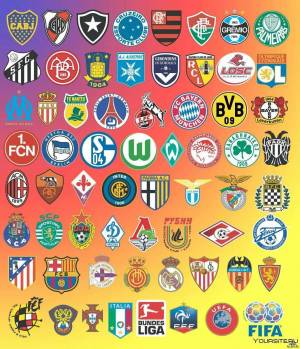 Раскраска эмблемы футбольных клубов #11 #570346