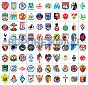 Раскраска эмблемы футбольных клубов #26 #570361