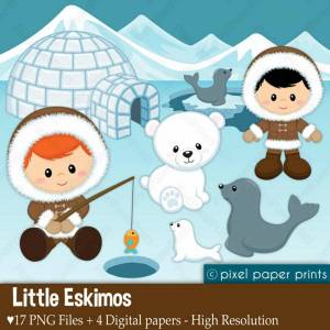 Раскраска эскимос для детей #34 #571699