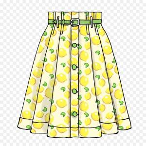 Раскраска юбка для детей #27 #572370