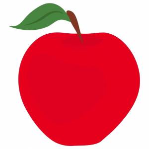 Раскраска яблоко для детей 4 5 лет #12 #572950