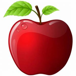 Раскраска яблоко для детей 4 5 лет #13 #572951