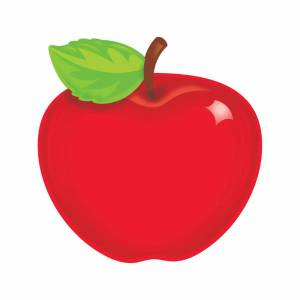 Раскраска яблоко для детей 4 5 лет #20 #572958