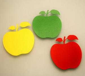 Раскраска яблоко для детей 4 5 лет #23 #572961