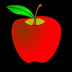 Раскраска яблоко для детей 5 6 лет #1 #572975