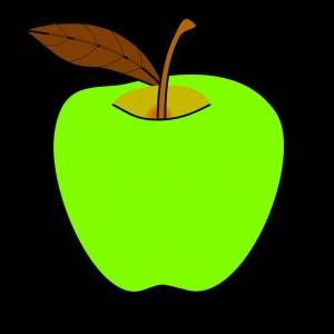 Раскраска яблоко для детей 5 6 лет #16 #572990