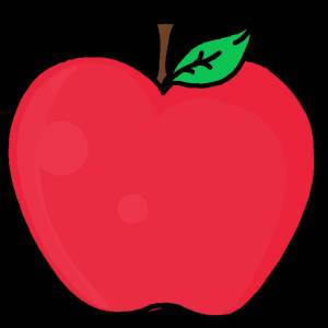 Раскраска яблоко для детей 5 6 лет #36 #573010
