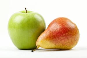 Раскраска яблоко и груша #1 #573011