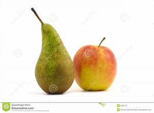 Раскраска яблоко и груша #15 #573025