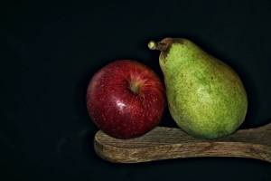 Раскраска яблоко и груша #29 #573039