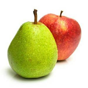 Раскраска яблоко и груша #36 #573046