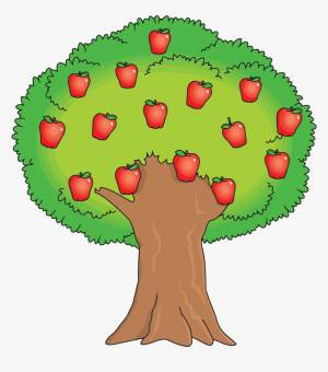 Раскраска яблоня для детей #29 #573110