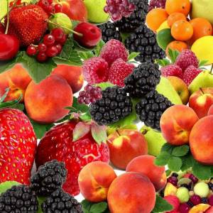 Раскраска ягоды и фрукты #14 #573343