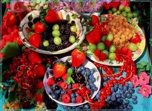 Раскраска ягоды и фрукты #32 #573361