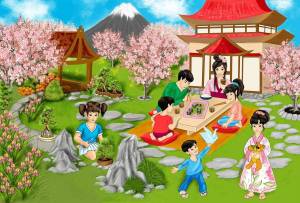 Раскраска япония для детей #2 #573969
