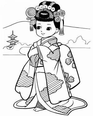 Раскраска япония для детей #7 #573974