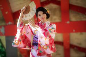 Раскраска япония кимоно #15 #574019