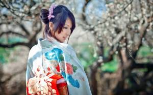 Раскраска японка в кимоно #3 #574082