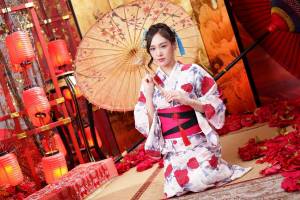 Раскраска японка в кимоно #5 #574084