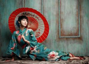 Раскраска японка в кимоно #17 #574096