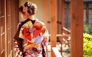 Раскраска японка в кимоно #22 #574101