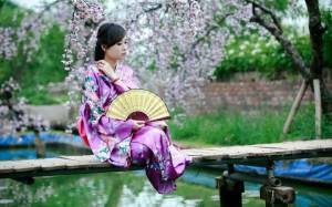 Раскраска японка в кимоно #24 #574103