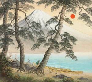 Раскраска японский пейзаж #2 #574221