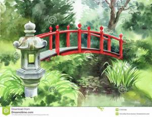 Раскраска японский сад 4 класс #17 #574298