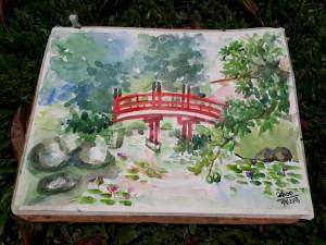 Раскраска японский сад 4 класс #39 #574320