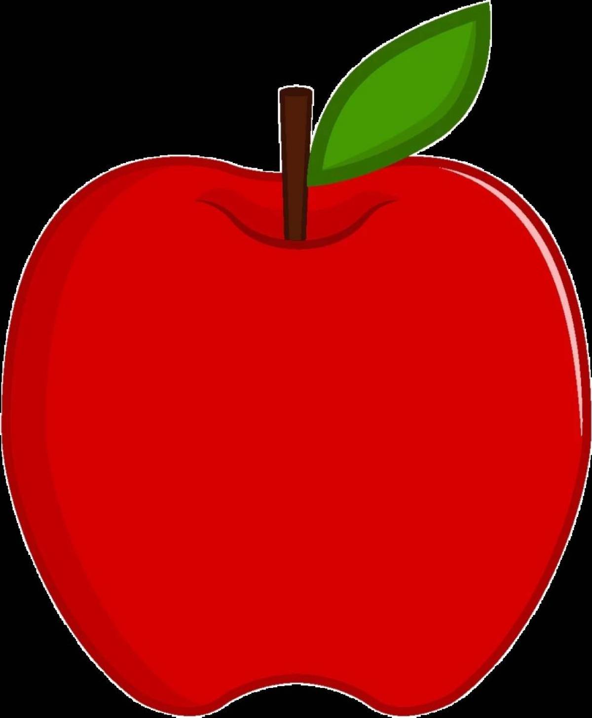 Яблоко для детей 4 5 лет #1