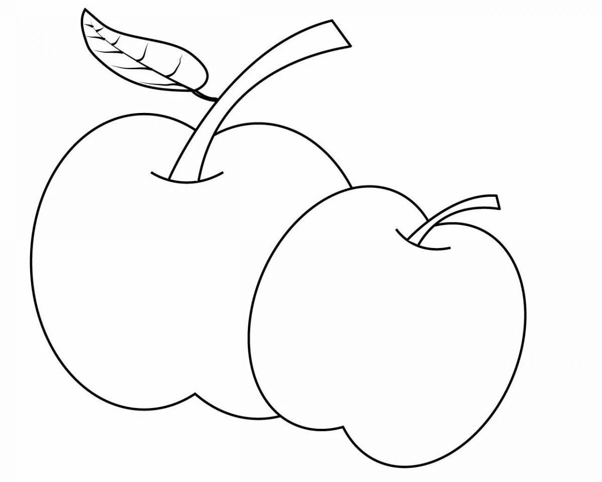 Яблоко для детей 4 5 лет #10