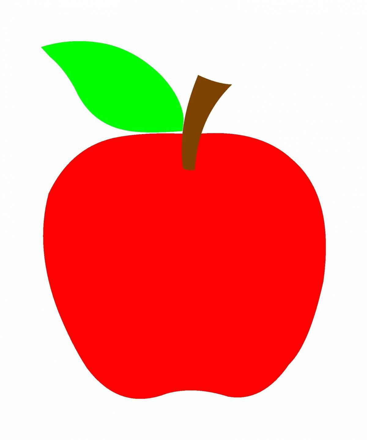 Яблоко для детей 5 6 лет #10