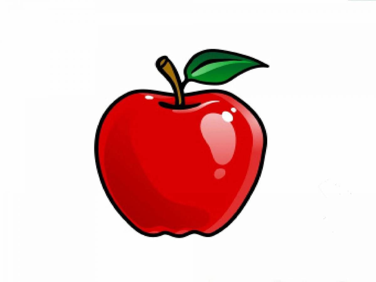 Яблоко рисунок #2
