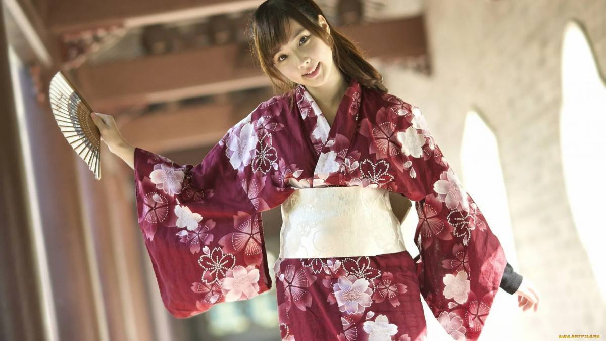 Японка в кимоно #4