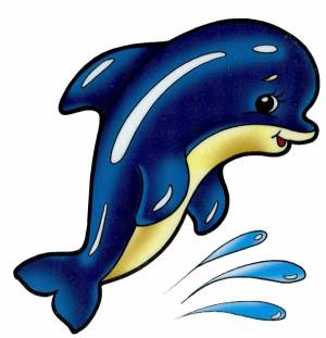 Раскраска дельфин для детей #2 #56067