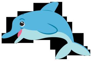 Раскраска дельфин для детей #18 #56083