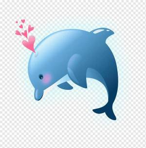 Раскраска дельфинчик #27 #56126