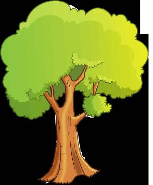 Раскраска дерево для детей #4 #56318