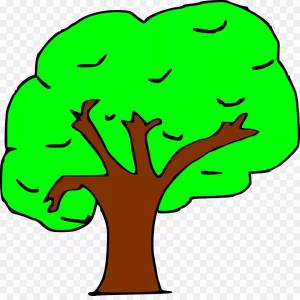 Раскраска дерево для детей #16 #56330