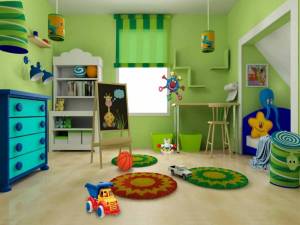 Раскраска детская комната #37 #56471