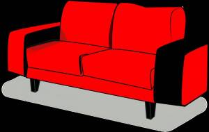 Раскраска диван для детей #6 #57292