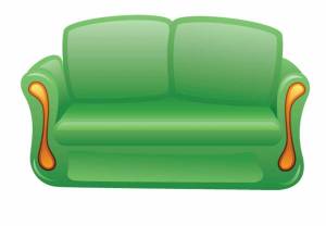 Раскраска диван для детей #12 #57298