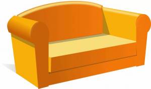 Раскраска диван для детей #17 #57303