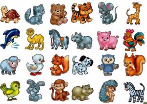 Раскраска дикие животные для детей 4 5 лет #17 #57438