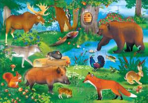 Раскраска дикие животные для детей 4 5 лет #28 #57449