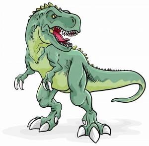 Раскраска динозавр рекс #12 #57891
