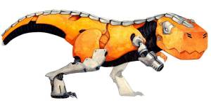 Раскраска динозавр робот #13 #57919