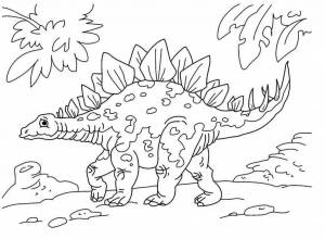 Раскраска динозавров для детей 7 8 лет #14 #58010