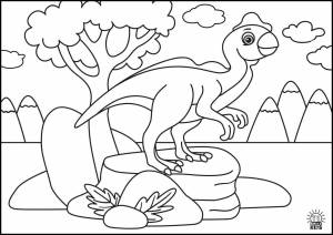 Раскраска динозавров для детей 7 8 лет #17 #58013